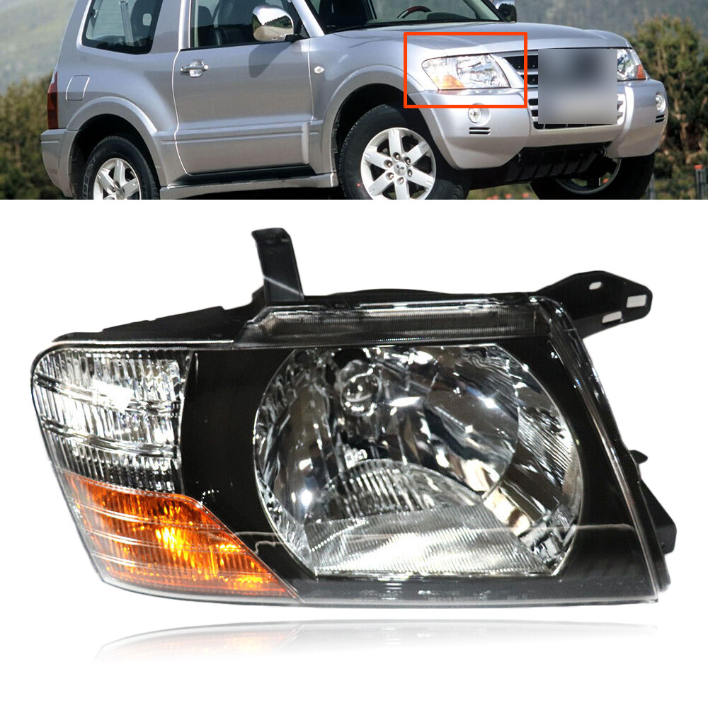 Front Headlight Head Lamp Right Side For 2000-2006 Mitsubishi Pajero Montero New