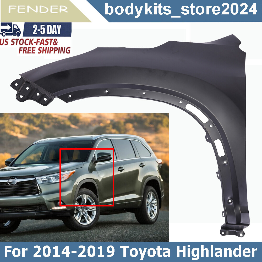 Front Left Driver Fender For 2014-2019 Toyota Highlander 538020E100 TO1240251