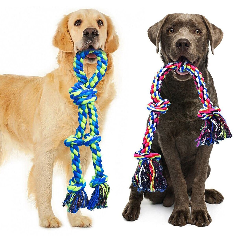 Dog Rope Toys for Large and Medium Aggressive Chewers 2 Pack Heavy Duty Dog R...