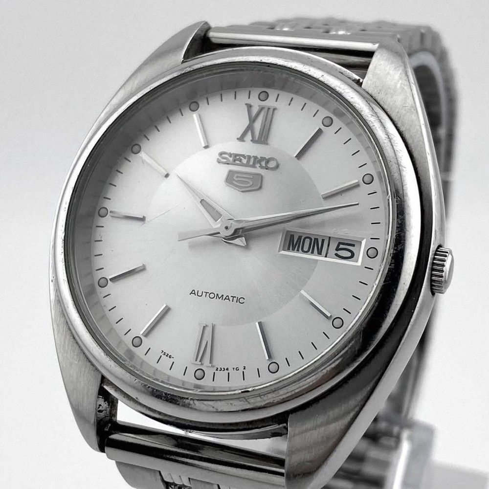 Seiko 5 Automatic Day Date Mens Watch - Operation Underground Style