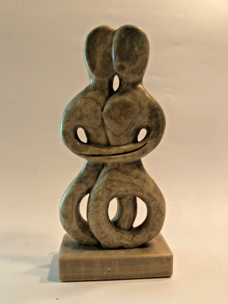 Cycladic Couple Lovers Greek Marble Statue Art Figure