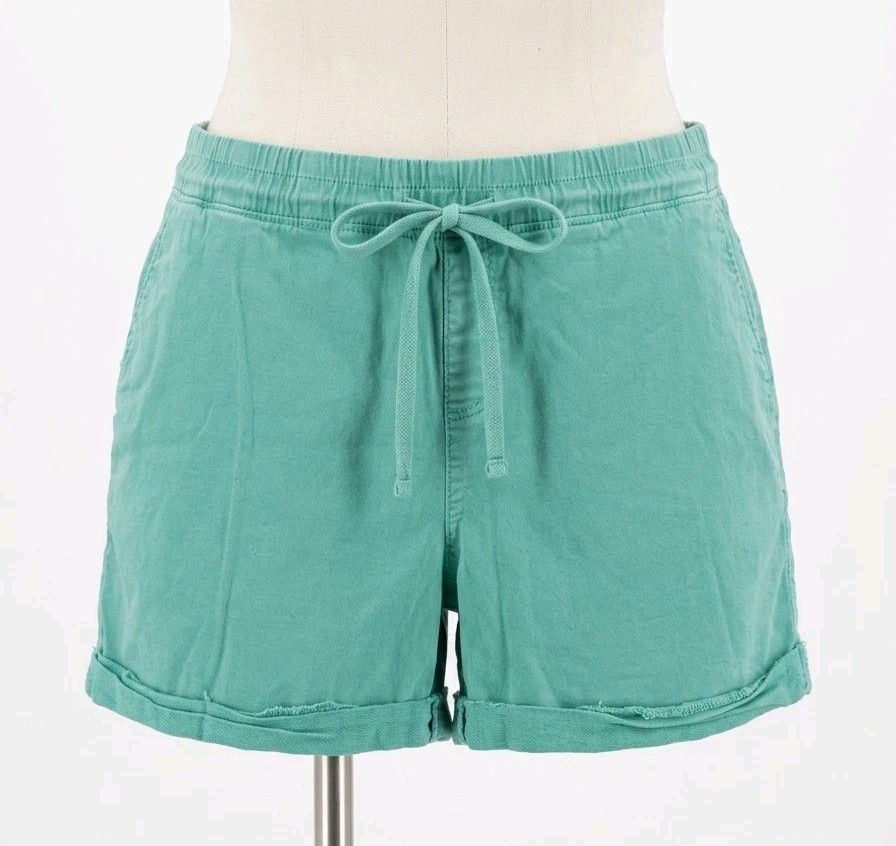 Time And Tru Sweat Shorts Women's XL Pockets Drawstring Elastic (260419-02)