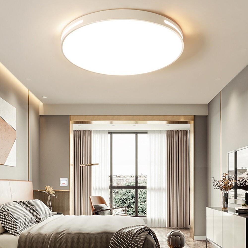 30CM LED Ceiling Panel Down Light Circular Flush Mount Kitchen Lamp Home Fixture