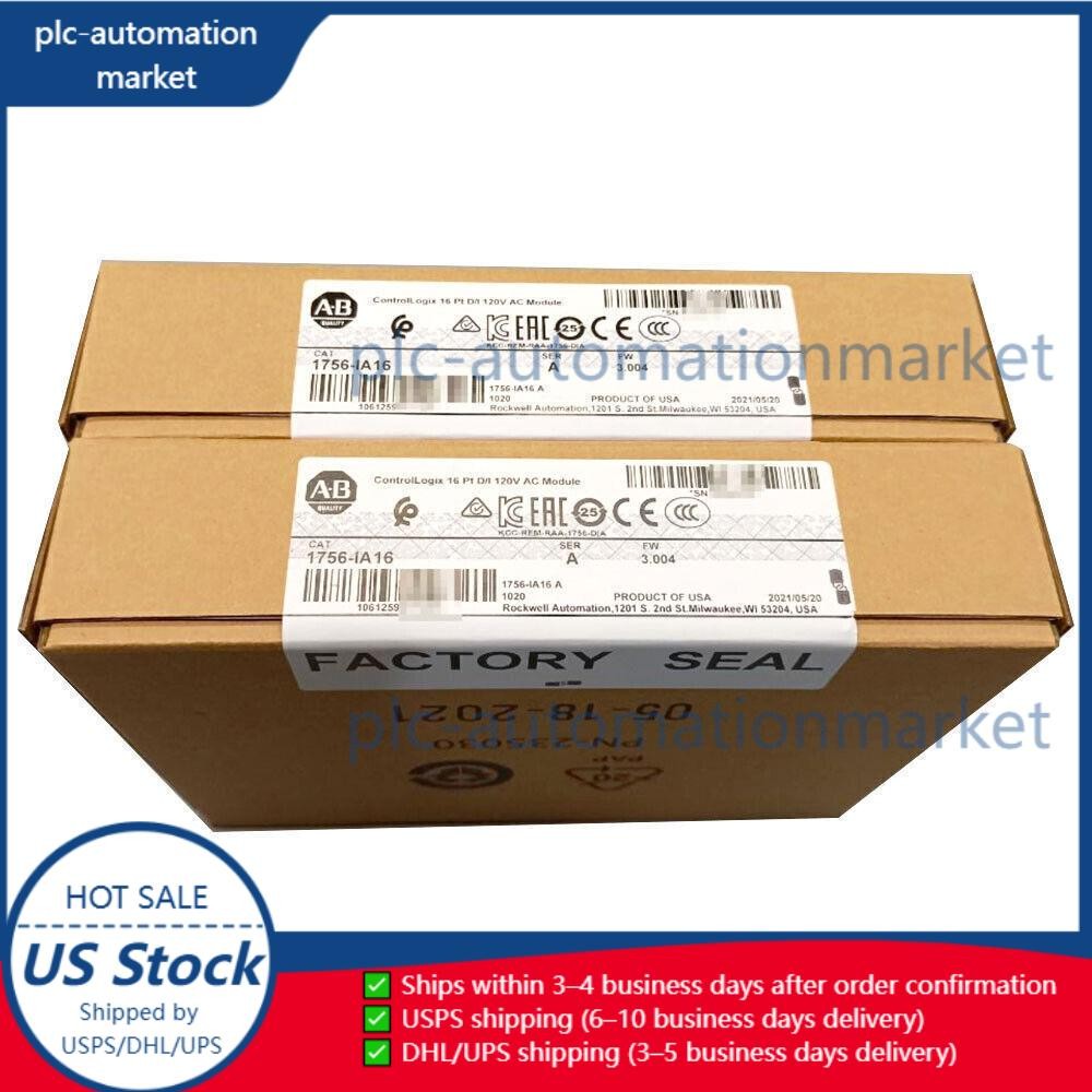 New Factory Sealed Allen-Bradley 1756-IA16 ControlLogix 16Pt AC Input Module
