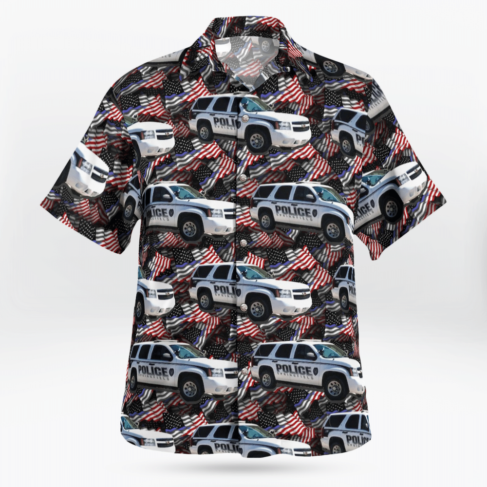 Springfield Police Department Colorado Hawaiian Shirt