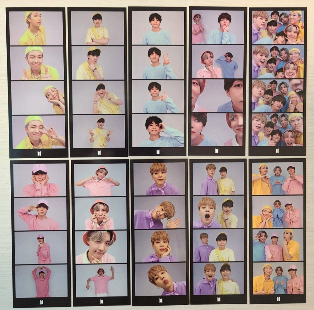 BTS GROUP [FESTA D-Day Calendar 2021 Official 4 Cut Photocard 10 Set] / K-POP