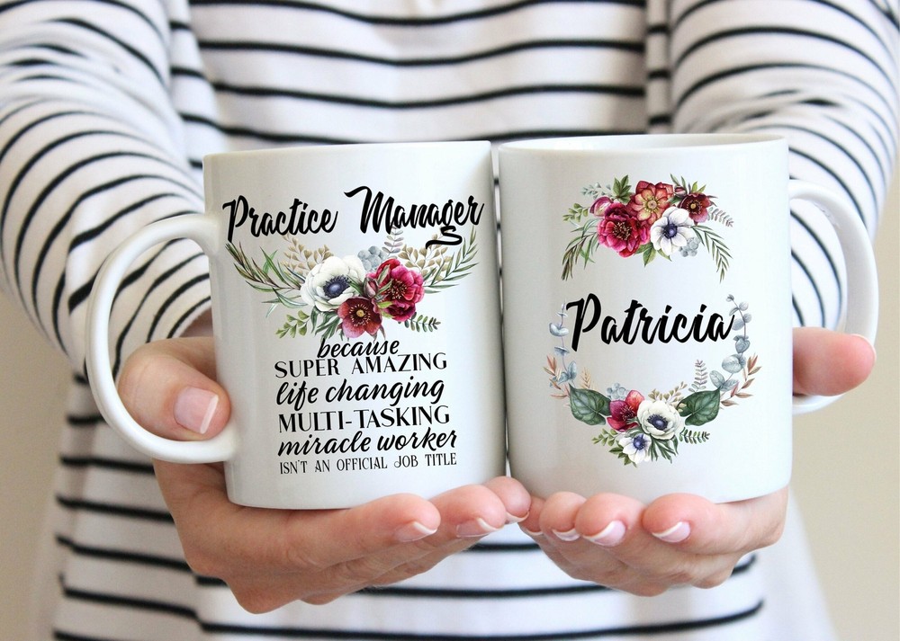 Personalized Practice Manager Gift For Women L Thank You Appreciation Birthday