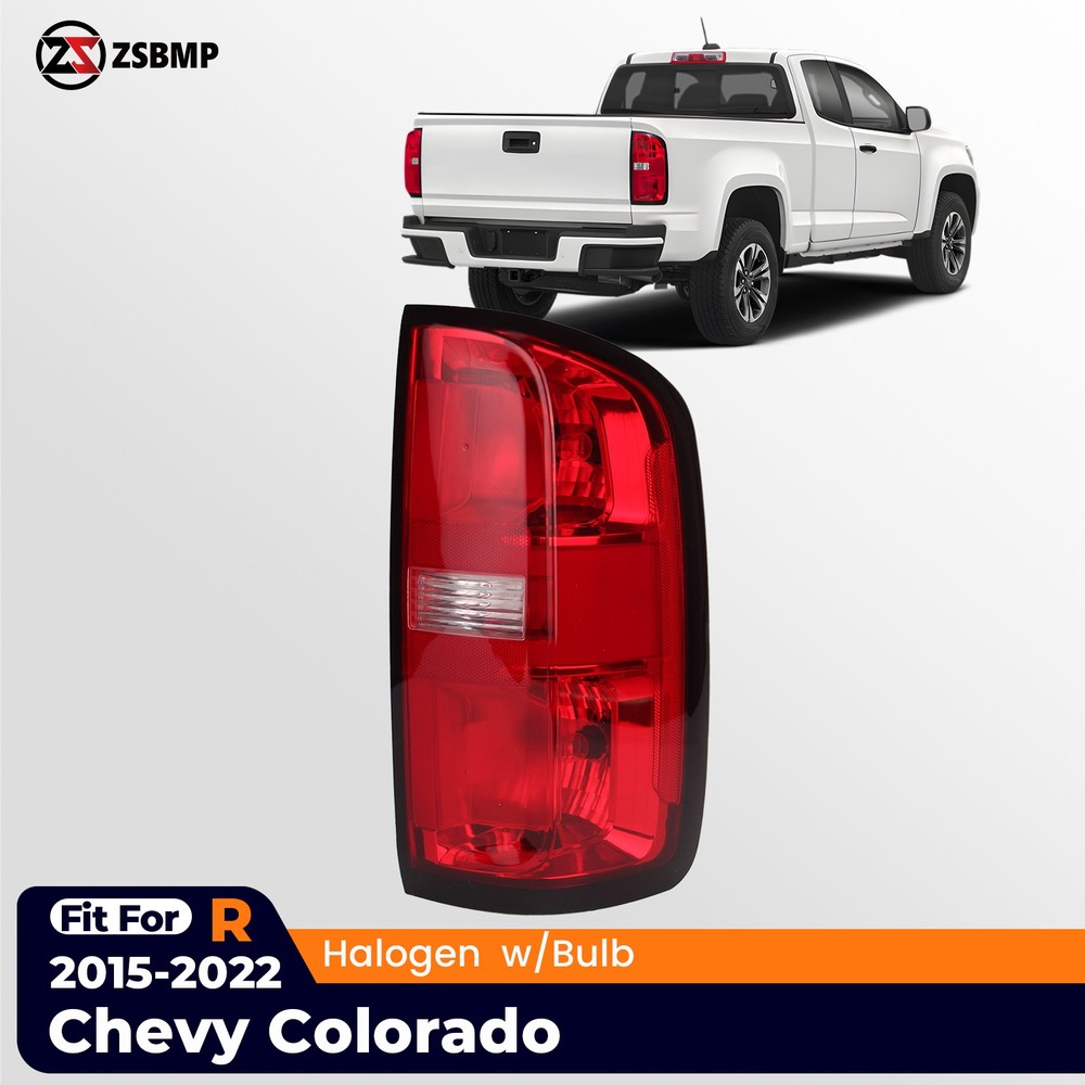 For 2015-2022 Chevy Colorado halogen Tail Light W/ Bulb/ Wire Passenger 84630993