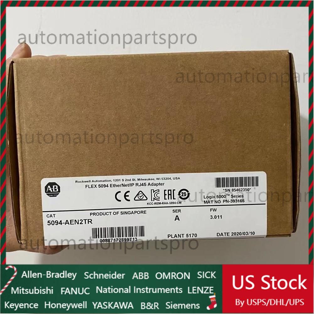 Factory Sealed Allen-Bradley 5094-AEN2TR Flex 5000 Dual Port Ethernet Module