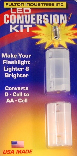 Fulton Flashlight LED Conversion Kit BAT-LED-CS
