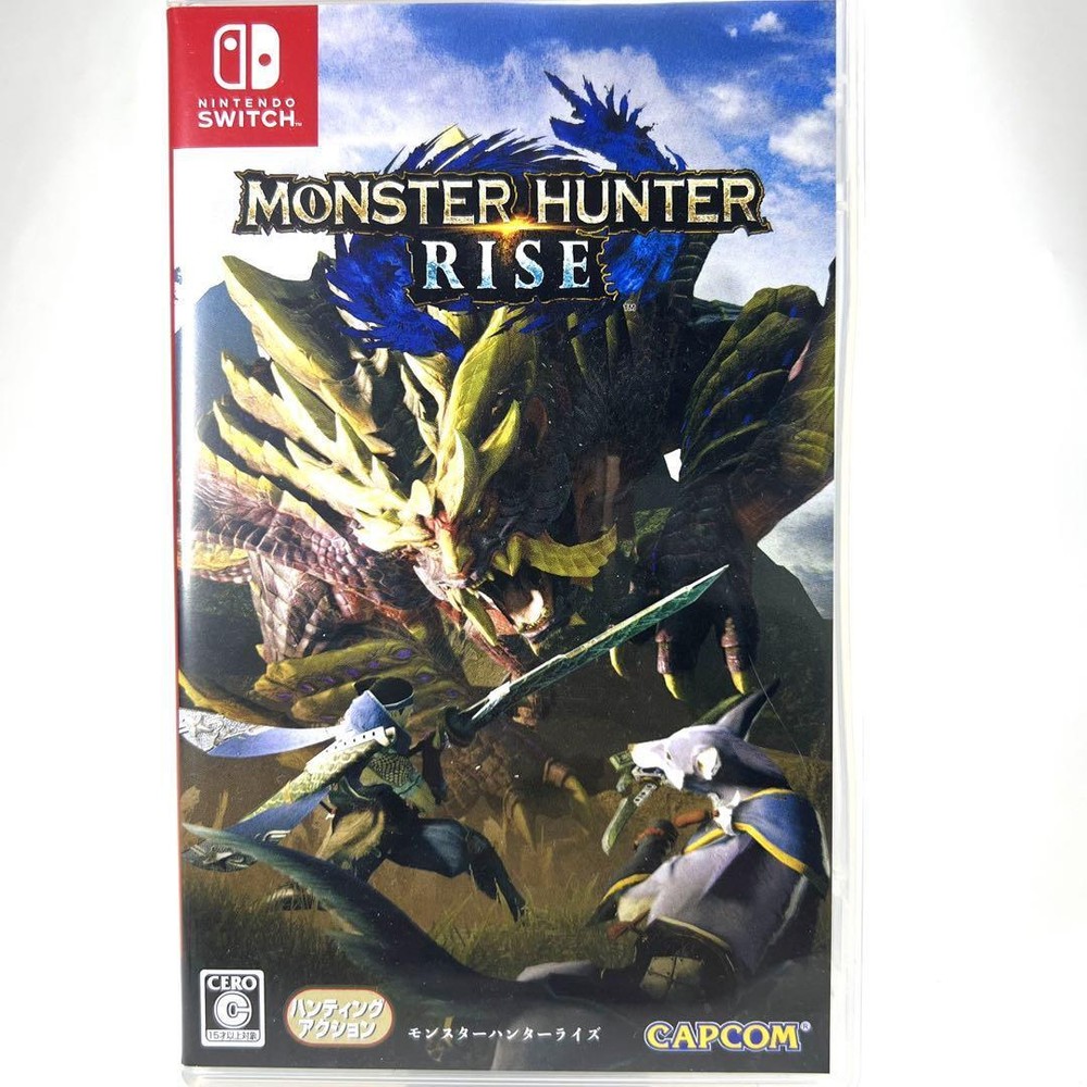 Monster Hunter Rise Nintendo Switch Software F/S-411 from japan Rare  Good condi