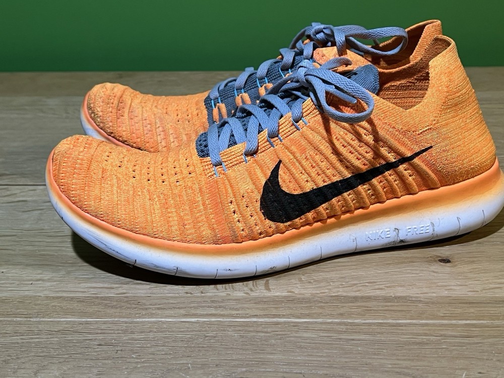 Nike Free Run Natural Mens Sneakers Size 11 Orange 831069-800