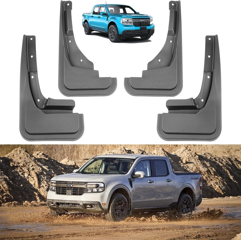 4 Pack Truck Mud Flap For Ford Maverick  2022-2025 All-Weather Mud Guards Splash