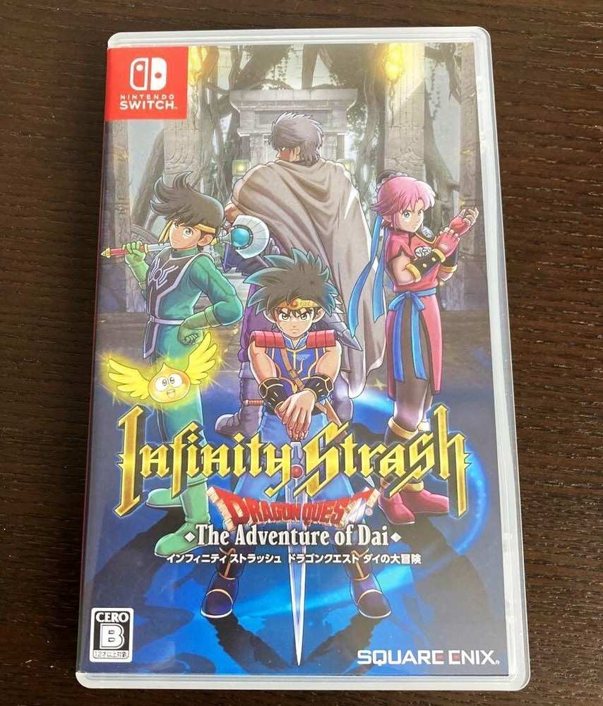 Used Nintendo Switch Infinity Strash Dragon Quest Dai Adventure Japanese Version