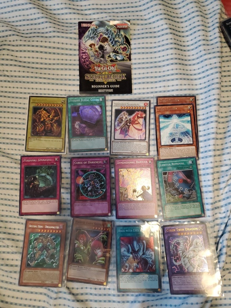Yu-Gi-Oh! Card Lot 13 Pcs W Guide