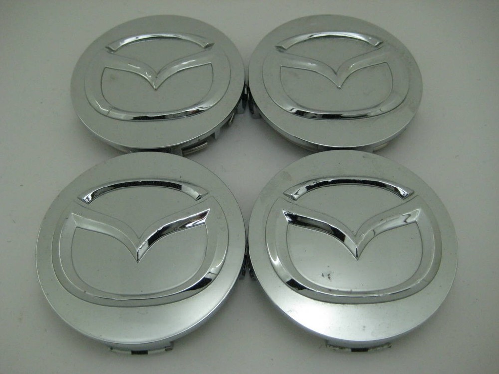 Mazda Miata Alloy Wheel Silver Center 4Caps  00 01 02 03  NC76 37190