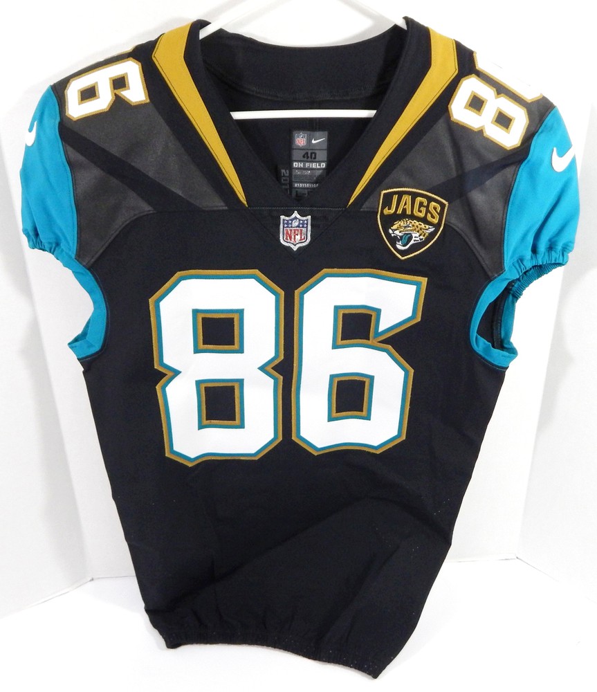 2017 Jacksonville Jaguars #86 Game Issued Black Jersey 40 DP37020