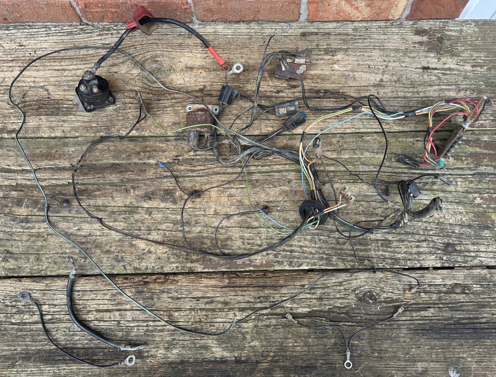 Toro 1988 Wheel Horse 414-8 Wiring Harness 112224 Starter Solenoid 111674 Accessories Kit