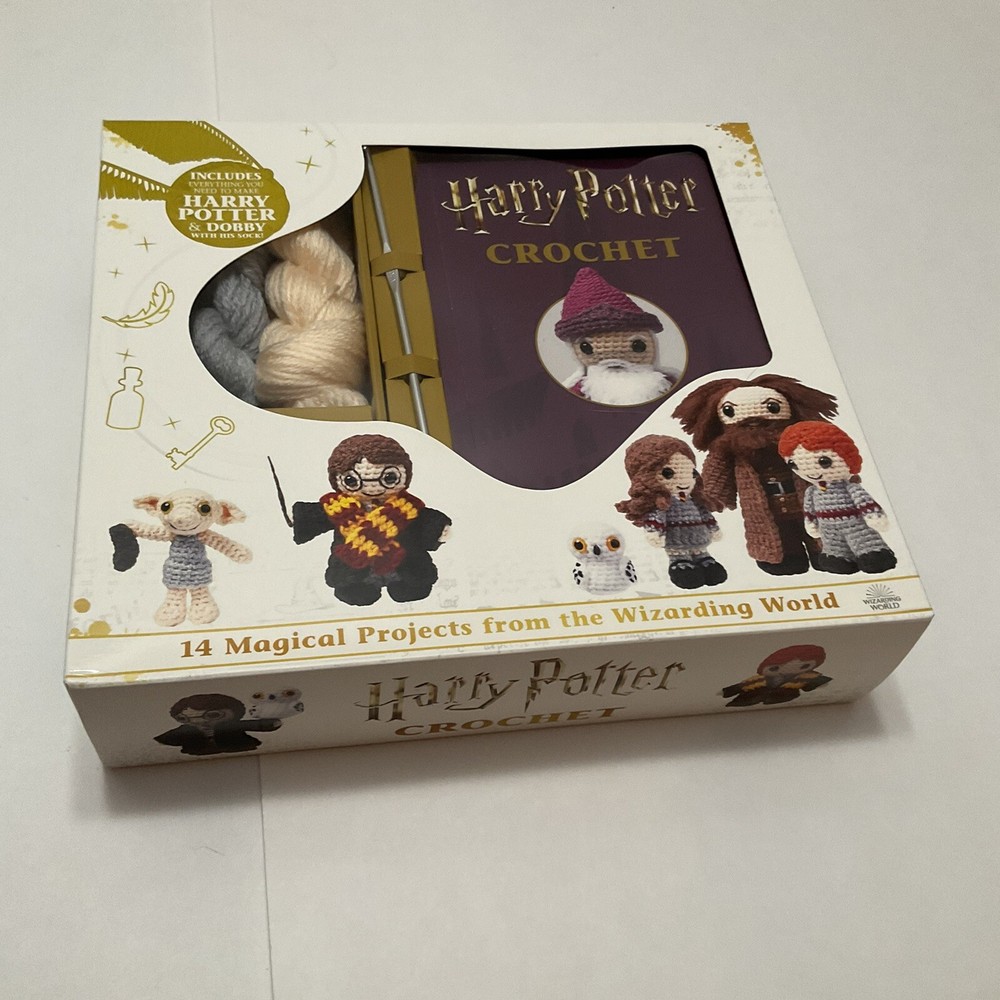 Harry Potter Crochet Kit with 14 Patterns Book and Supplies