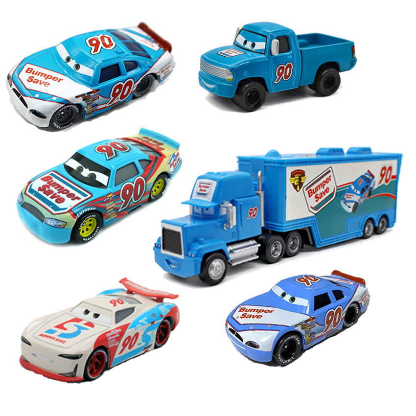 3 Pack Model Car Diecast Disney Pixar Cars NO.90 Bumper Save Truck&Pickup&Car
