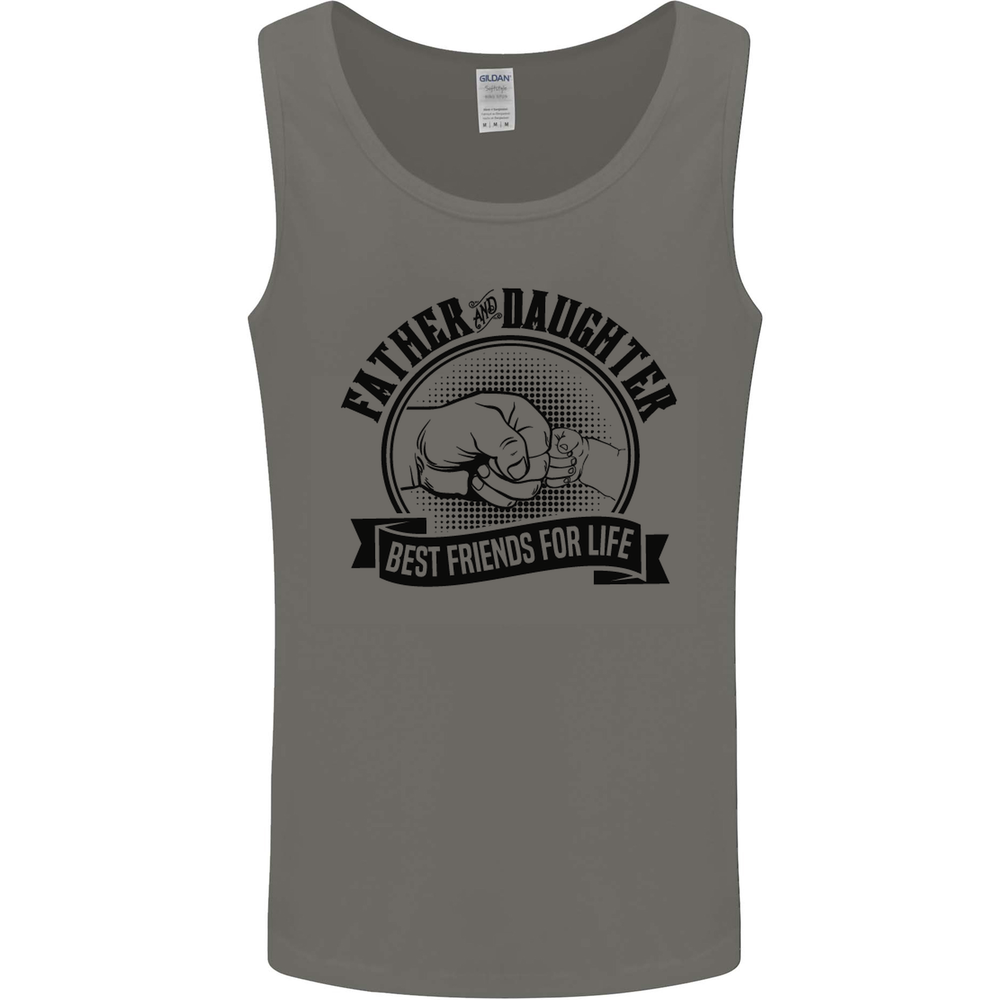 Father & Daughter Best Friends Fathers Day Mens Vest Tank Top