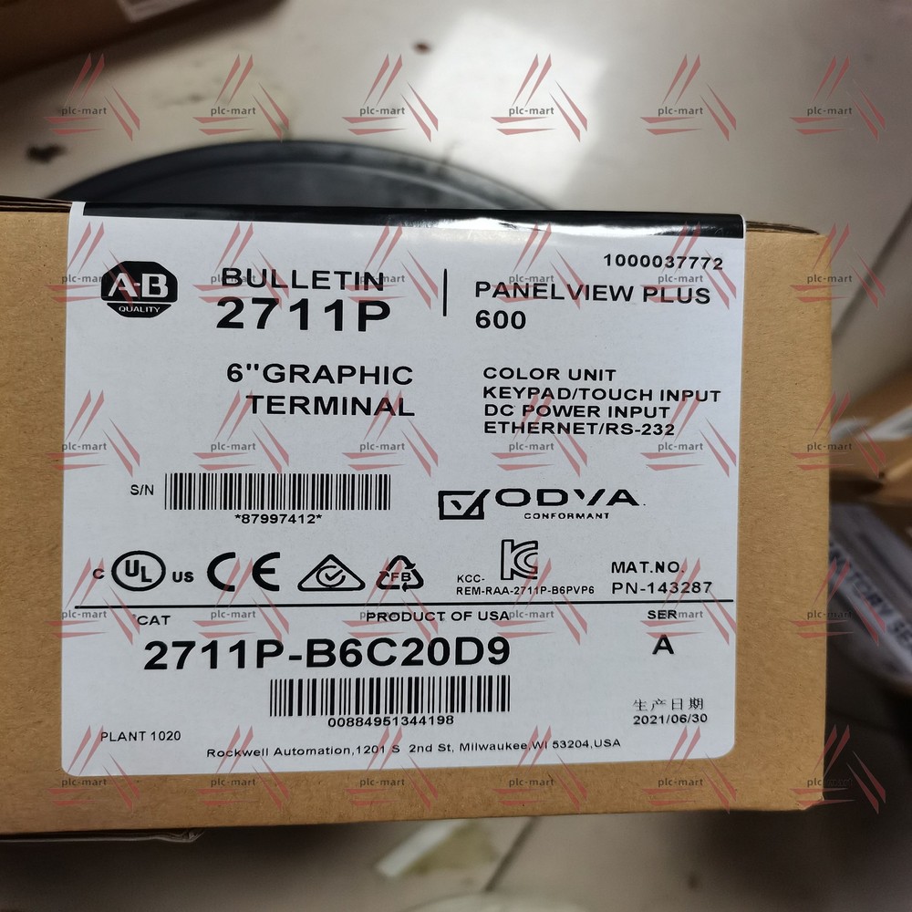 1pc New Allen-Bradley 2711P-B6C20D9 with warranty free shipping
