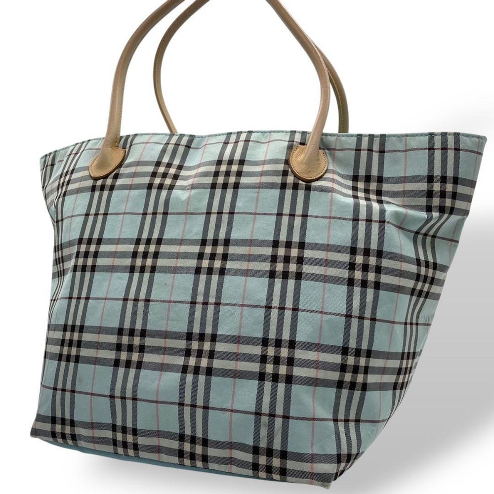 Burberry Blue Label Tote Bag S62 Nova Check A4 Storage