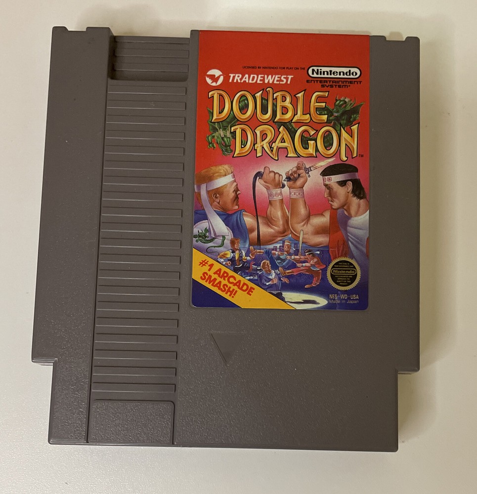 Double Dragon NES Classic 1988 Action Game for Nintendo-image