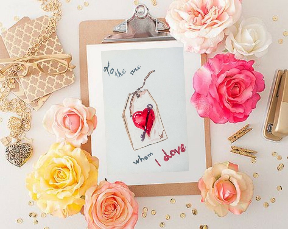 Love Painting Secrets Original Watercolor Art 6