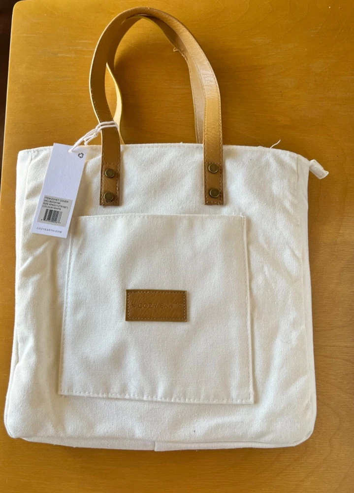 Cozy Earth King Size Bamboo Duvet Cover White Ultra Soft Breathable