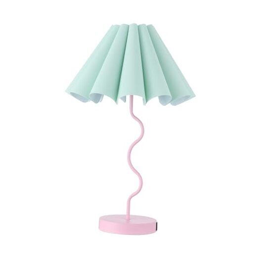 Table Lamp for Bedroom Nightstand Modern Touch Green Lamp Dimmable Lamp Pink