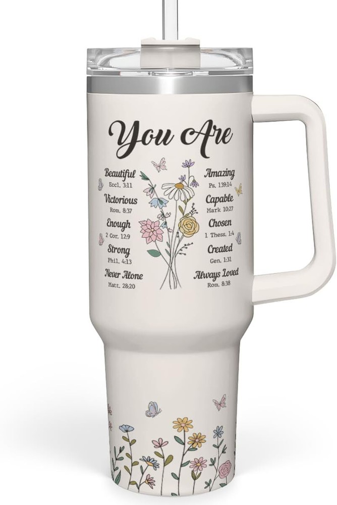 Christian Gifts for Women Inspiration Gifts Tumbler 40oz Stainless Steel Insulat