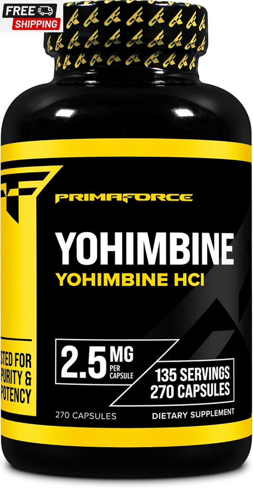 Yohimbine Hcl 2.5Mg, 270 Capsules - Premium Supplement, Boosts Performance, Zero