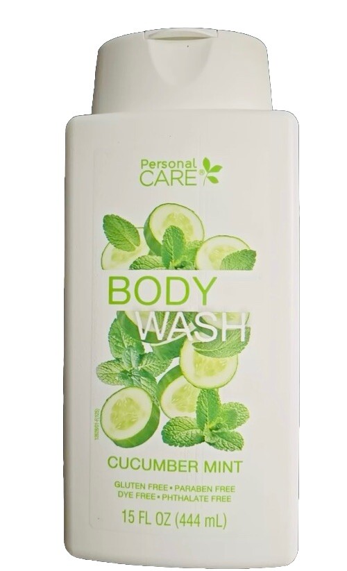 Personal Care Body Wash Limited Edition Cucumber Mint NEW 15oz Gluten Free