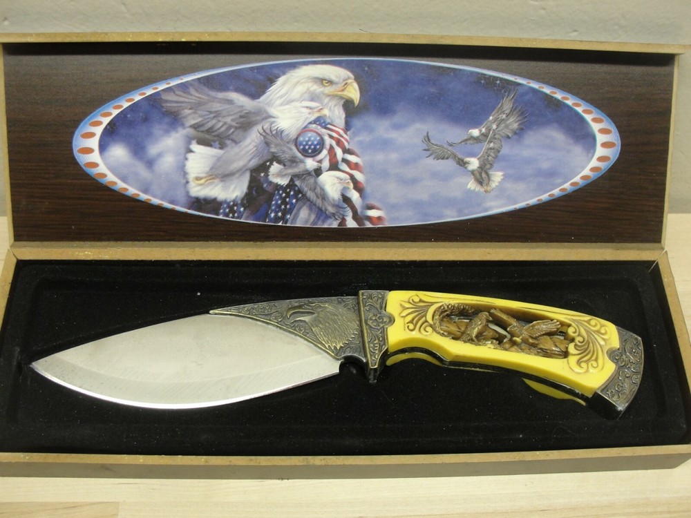 BALD EAGLE COLLECTOR'S FIXED BLADE KNIFE