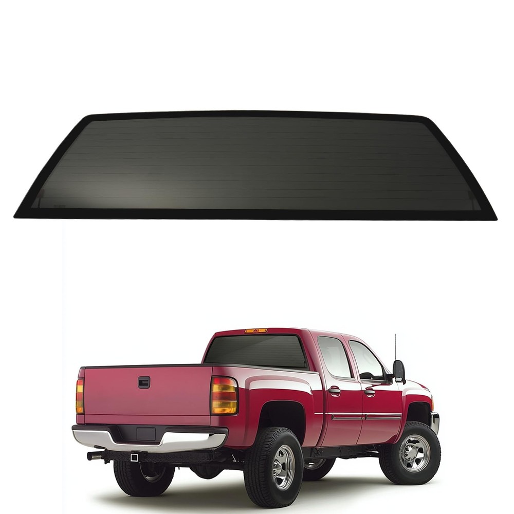 Stationary Rear Window Back Glass Compatible with 1999-2006 Chevy Chevrolet