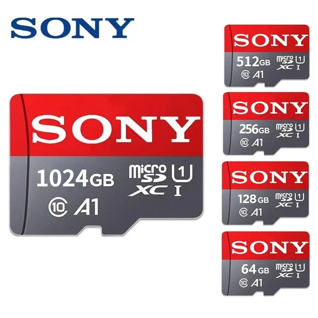 Sony Micro SD Card High Speed Memory Card MicroSD A1 U3 TF Flash Card (SELECT GB