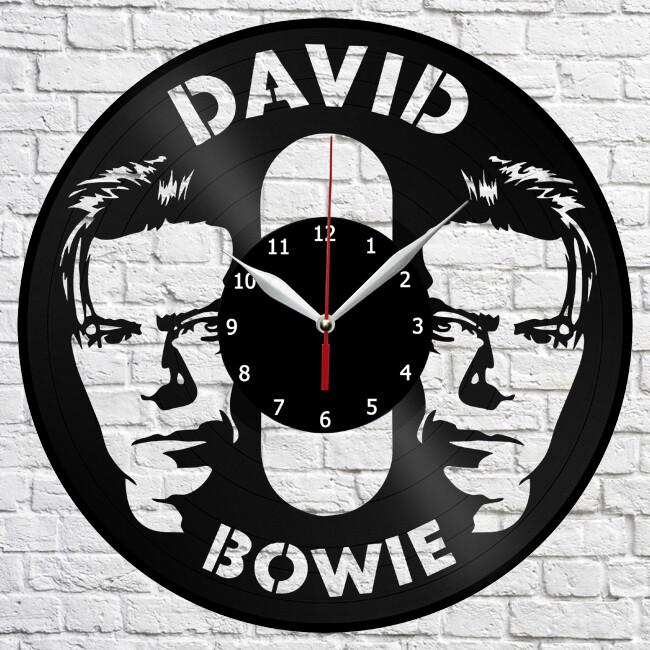 David Bowie Vinyl Record Wall Clock Fan Art Deco 12 Inch 3 cm 4367  