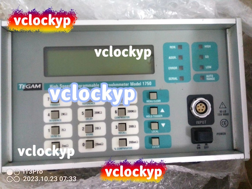 1pc used good 100% Test Tegam 1750 Tegam with 90 warranty BY express