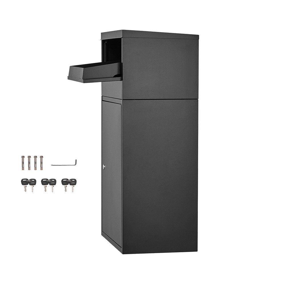 35.8in Lockable Anti-Theft Outdoor Package Delivery Drop Box