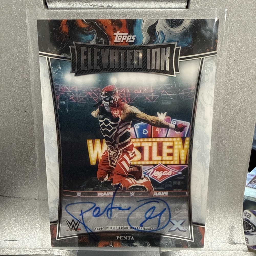 Penta 2025 WWE Topps Exalted Elevated Ink On Card Auto Autograph Wrestling