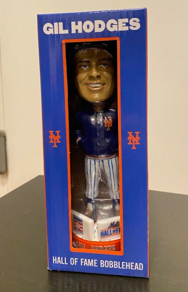 New York Mets Гил Ходжес 2022 Зал славы Призывник Болванчик SGA СОВЕРШЕННО НОВЫЙ