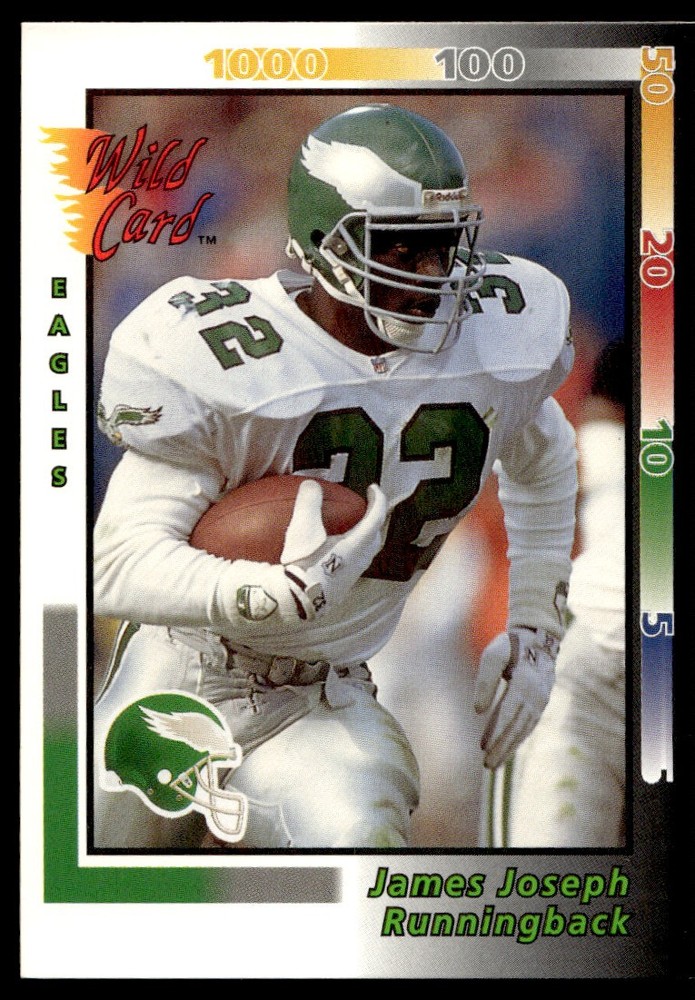 1992 Wild Card James Joseph Philadelphia Eagles #16