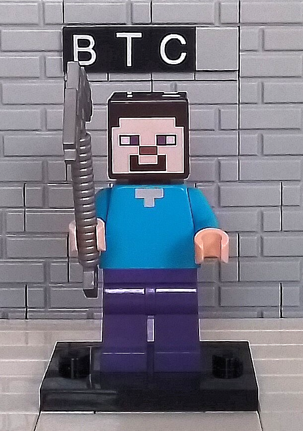 LEGO Minecraft 30647 Steve (Light Nougat) - Dark Purple Legs Minifigure!