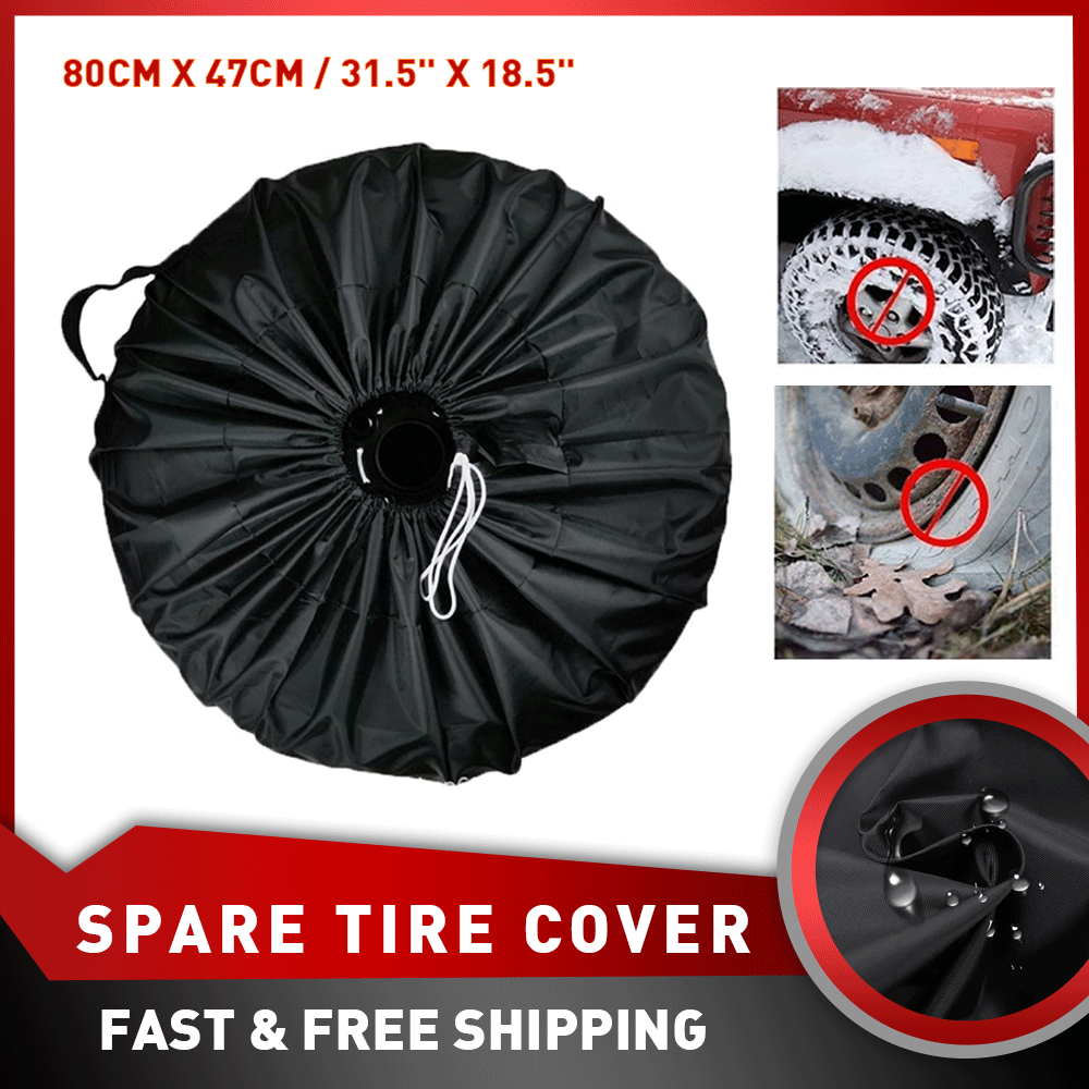 Spare Tyre Cover Tire Wheel Bag Storage Carry For For Jeep SUVs Trailers Camper