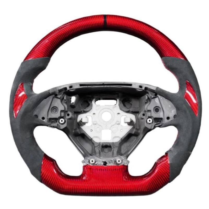 Real Carbon Fiber Alcantara Leather Steering Wheel Fit 2014-2019 Corvette C7 Z06