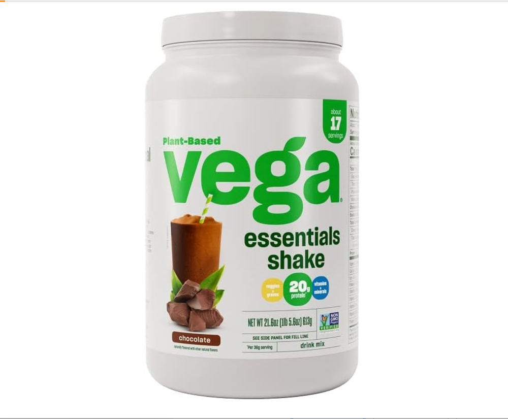 Vega Essentials Plant Based Chocolate Protein Powder 1.4 lb Exp 1/2026