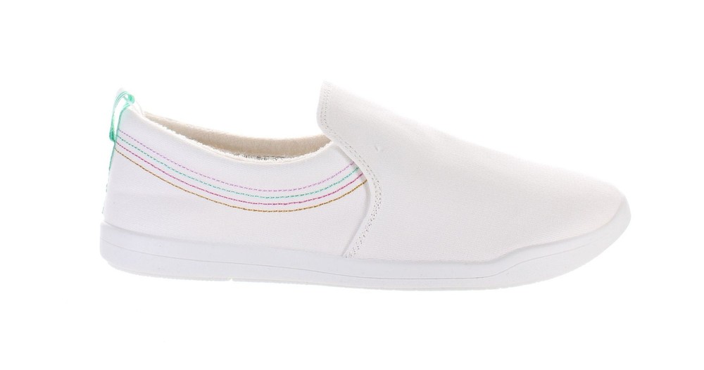 Vionic Womens Marshall White Casual Flats Size 8 Comfortable & Stylish 7085073