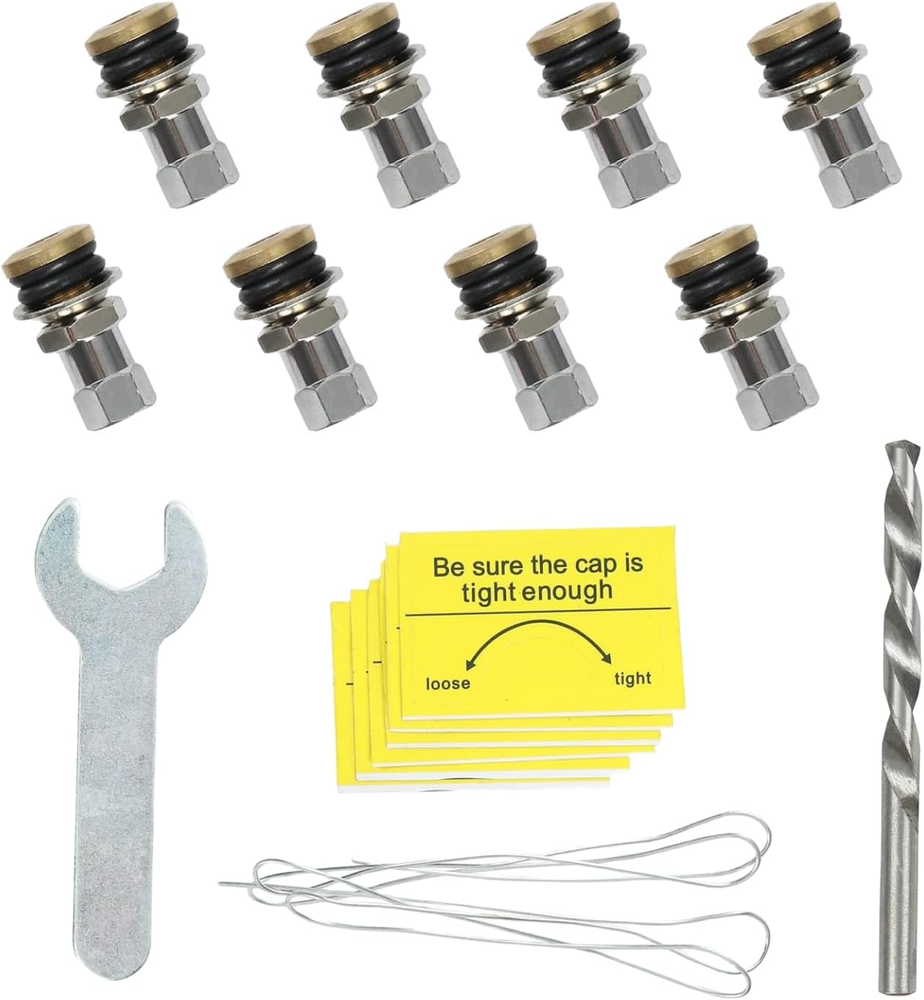 Gas Can Water Jug Vent Caps Leak-Proof Universal Metal Exhaust Caps for Water Fa