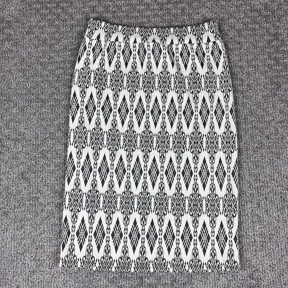 Renee C Skirt Womens Medium Leena Pencil Straight Geometric Boho Office Business